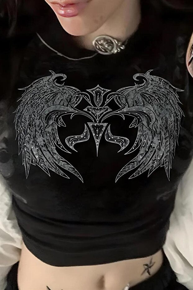 Chest Wing Crop Siyah