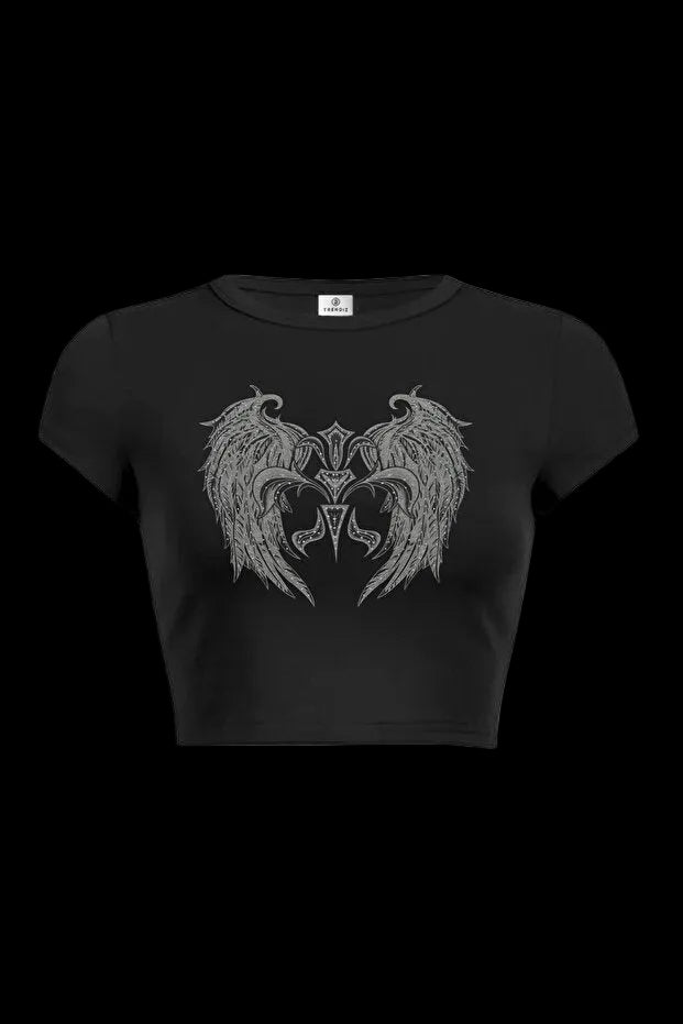 Chest Wing Crop Siyah