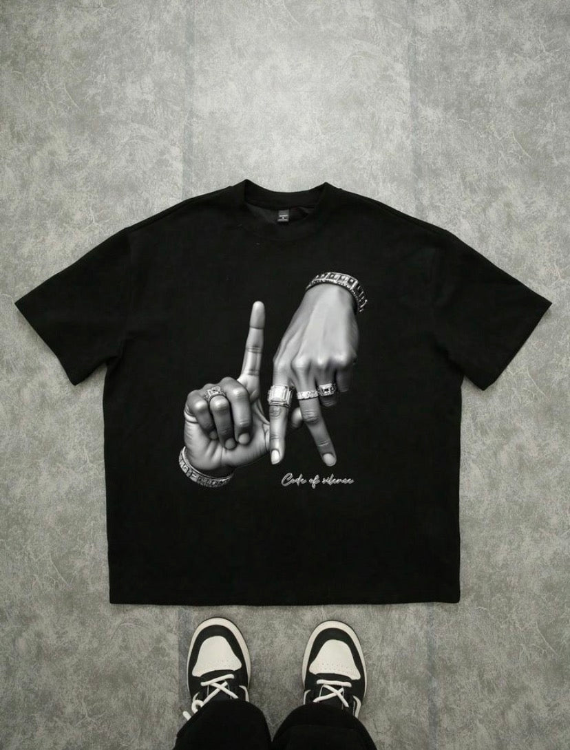 A$APP ROCKY Two Vintage Siyah T-Shirt