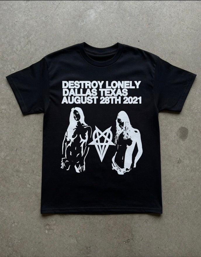 Destroy Lonely Siyah Unisex T-Shirt