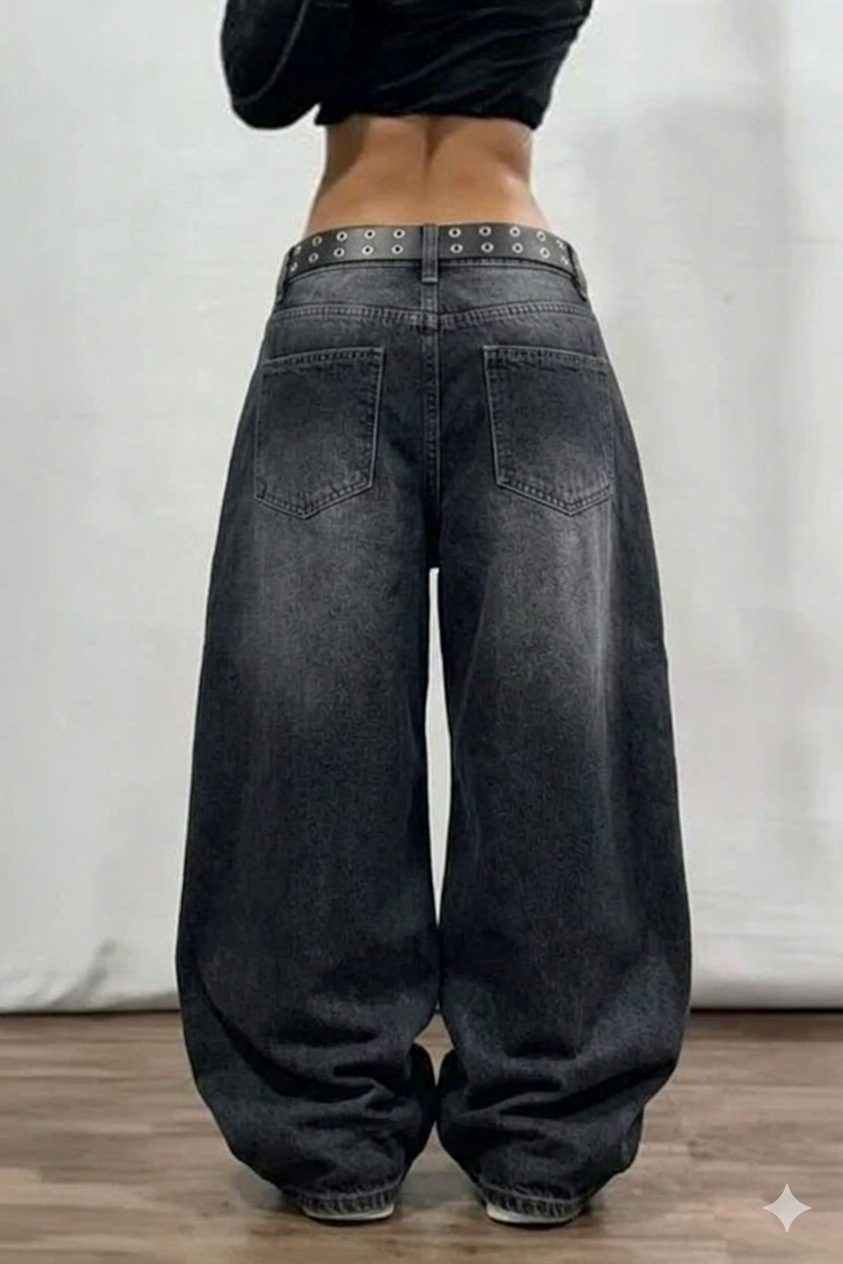 Street Pucket Füme Antresit Jeans Pantolon