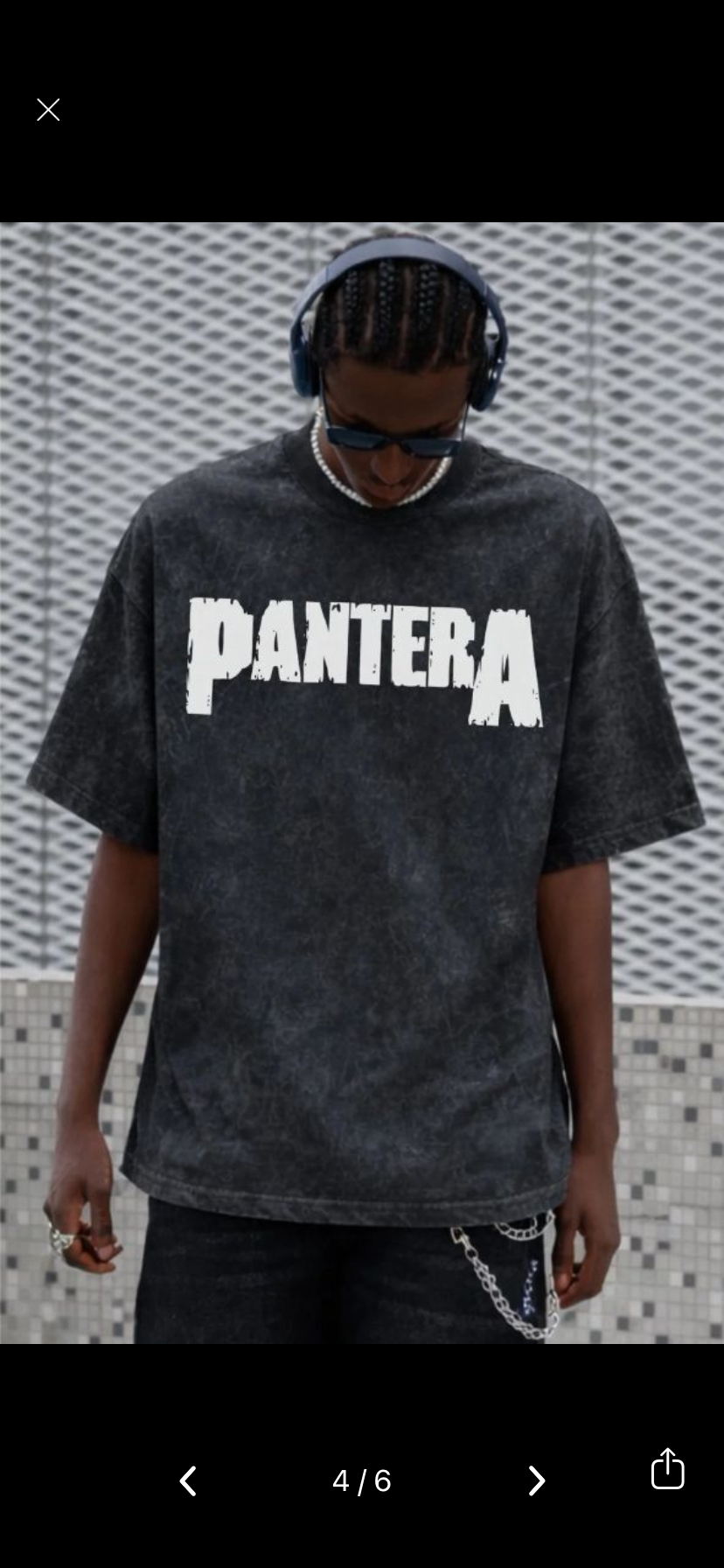 Lansman 🔱 Pantera Rock Eskitme T-Shirt