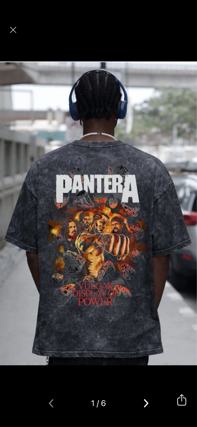Lansman 🔱 Pantera Rock Eskitme T-Shirt