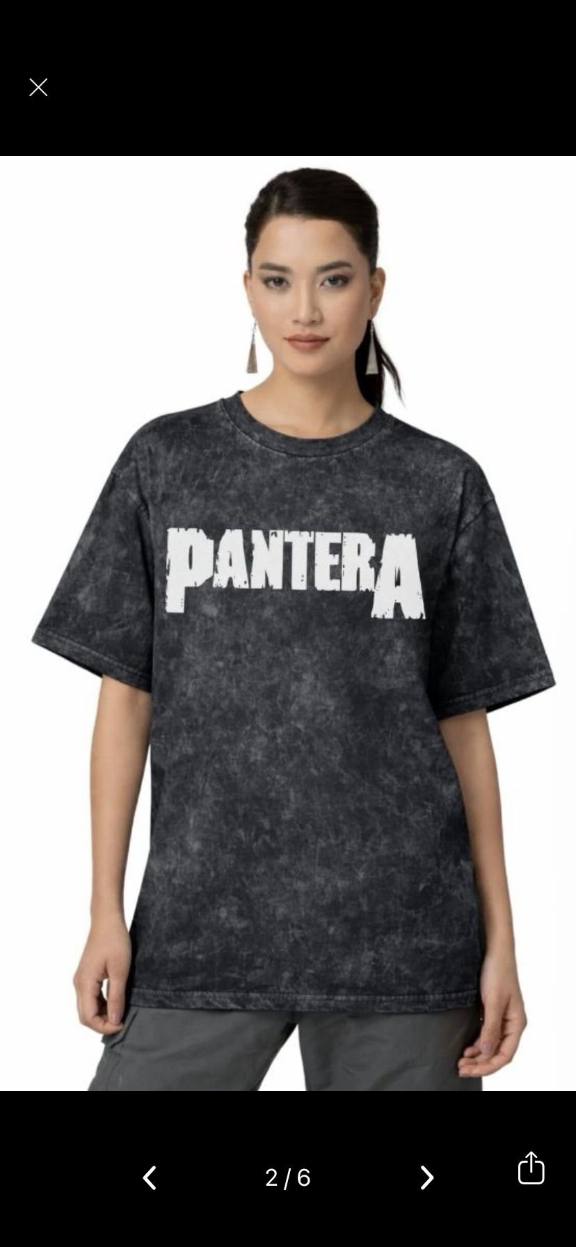 Lansman 🔱 Pantera Rock Eskitme T-Shirt
