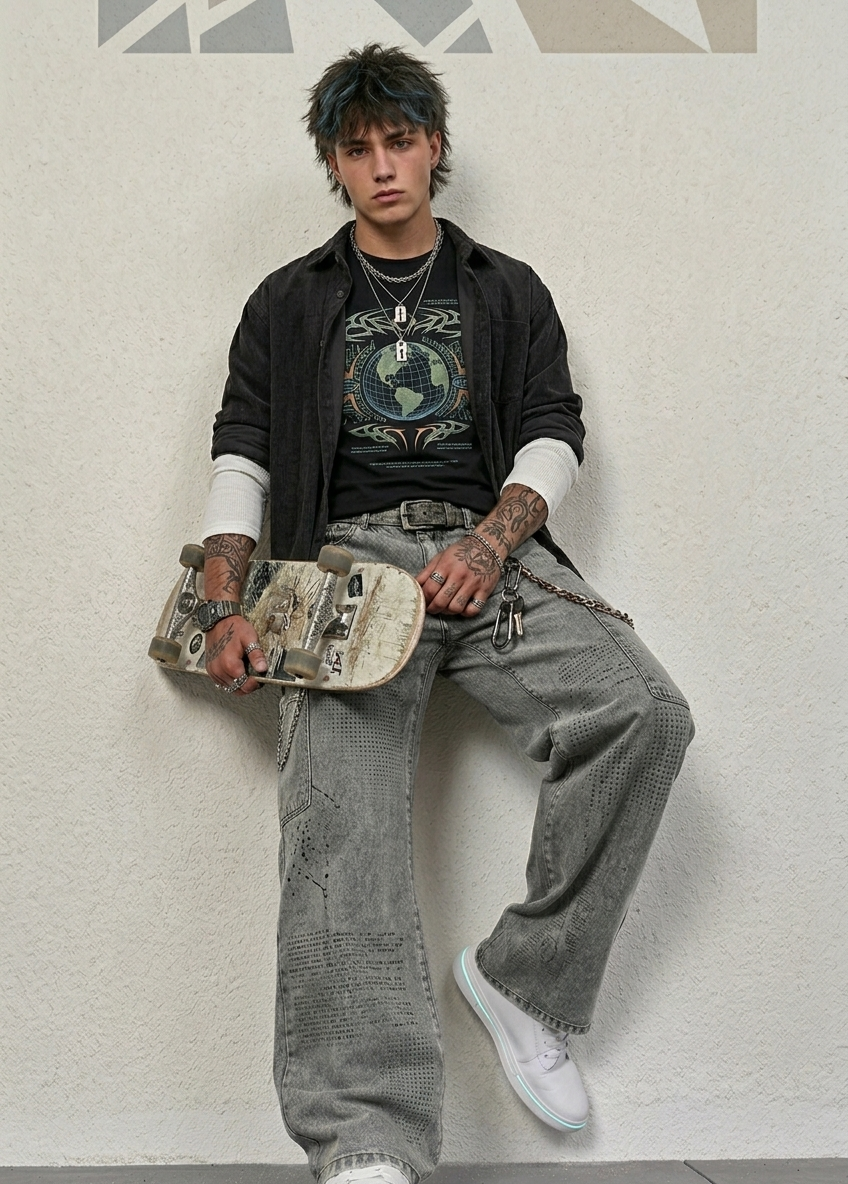 Gritage Baggy Jeans Pantolon